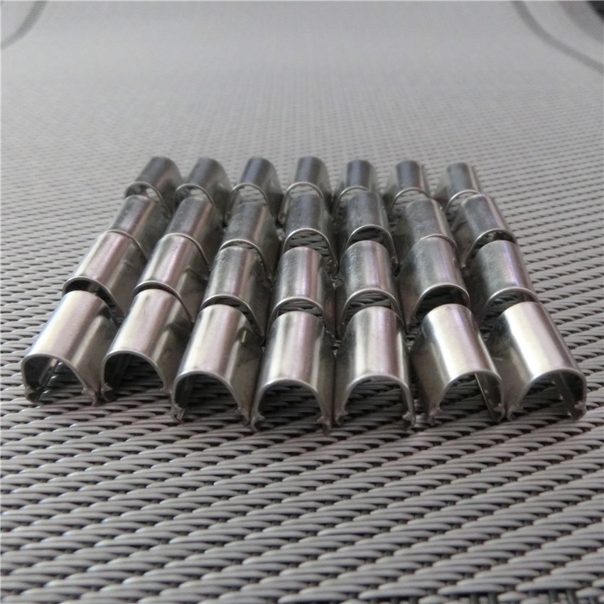 供应汽车U型亮银包边条多功能圆柱鞋柜装饰亮条专用金属卡扣卡子