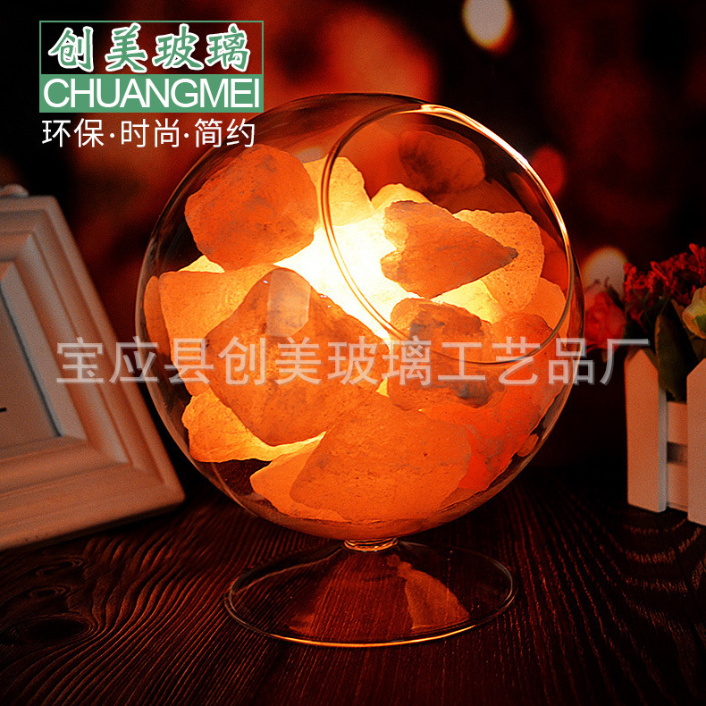 Spherical Himalayan Salt Lamp Warm Color Night Light Bedroom Bedside Decoration Crystal Rock Salt Lamp Spherical Himalayan Salt Lamp Warm Color Night Light Bedroom Bedside Decoration Crystal Rock Salt Lamp