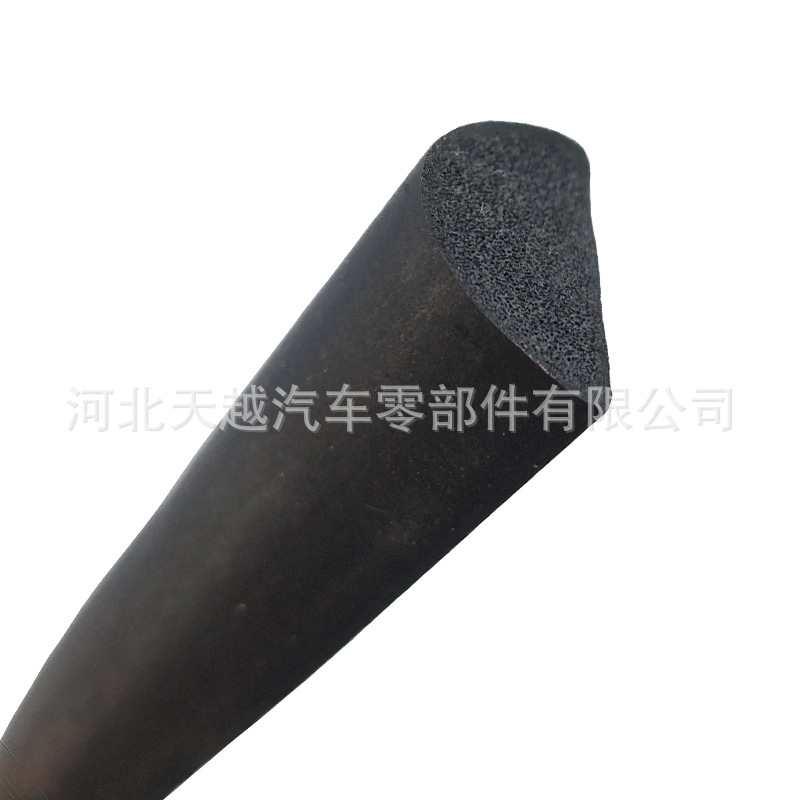发泡D型海绵条 机箱电柜配电箱门窗发泡自粘条 半圆D型自粘海绵条