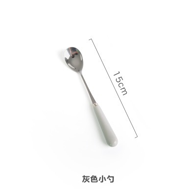 Vajilla occidental hogar cerámica cuchillo de acero inoxidable, tenedor y cuchara cuchillo de carne vajilla traje creativo occidental fruta tenedor y cuchara