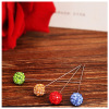 Women's hijab long needle drilling ball needle headscarf set needle needle pin accessories factory wholesale factory