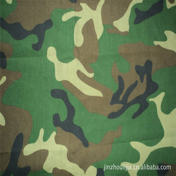 低价促销供应迷彩服布  印花布  工装面料  大学生军训服布