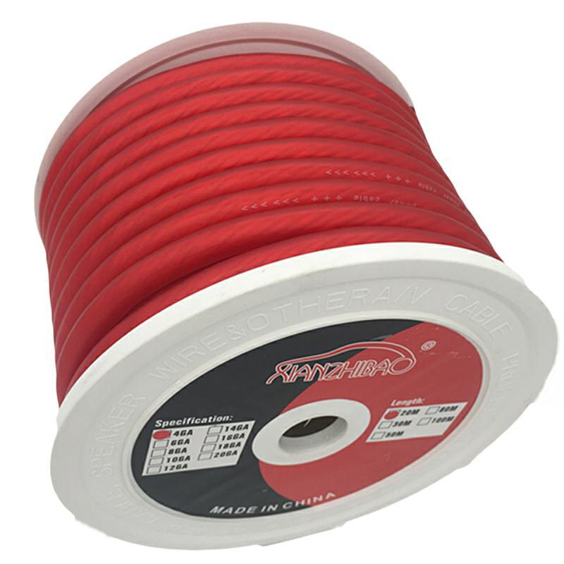 供应汽车音响电源线4GA.音视频线。汽车音响线。护套线汽 车音响