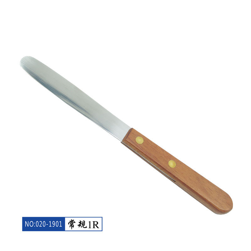 Espátula para Mezcla de Yeso Dental con Mango de Madera Semimanual para Laboratorio Dental image 2