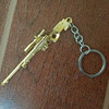 Keychain, metal weapon, minifigure, pendant, 98 carat