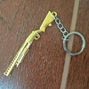 Keychain, metal weapon, minifigure, pendant, 98 carat