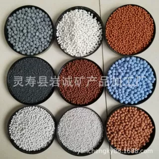 供应填充陶粒陶瓷球绿色颗粒玩具工艺品饰品毛绒玩具填充矿物圆粒