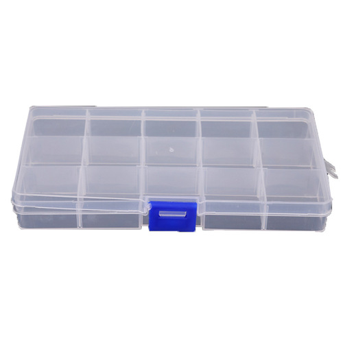 Simple and transparent plastic box, storage box, multifunctional storage and storage box, categorized storage jewelry box, jewelry box
