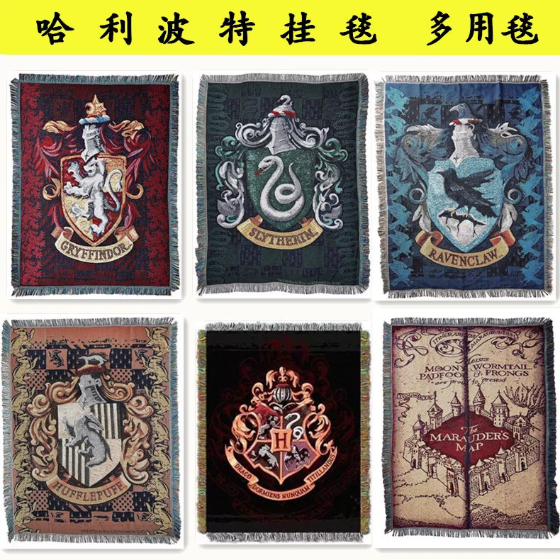Оптовые продажи настенных украшений в стиле Гарри Поттера, индивидуальные гобелены, ковры в европейском стиле, домашнее искусство, винтажные ручные тканые гобелены.