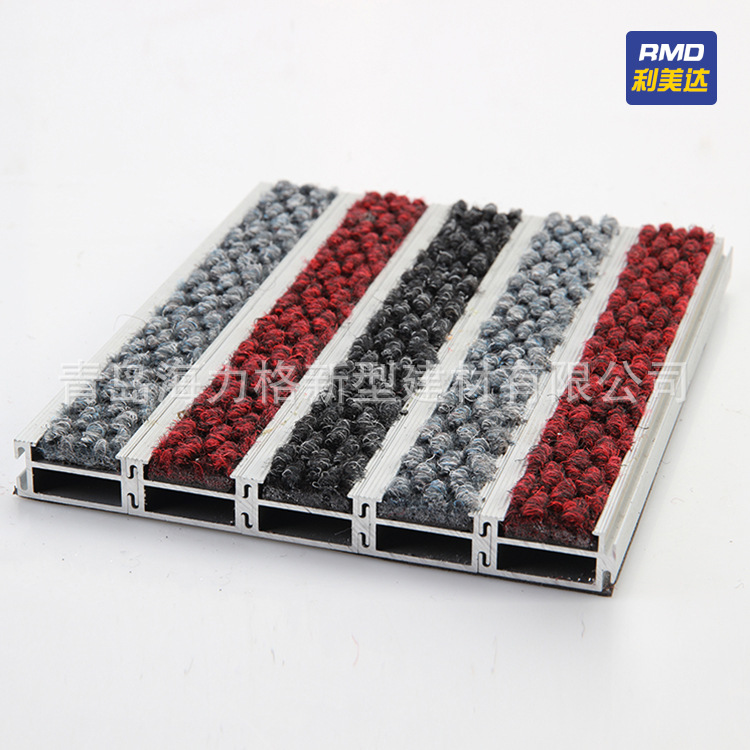 款式多样铝合金除尘地垫减震橡胶地面施工材料适用广泛