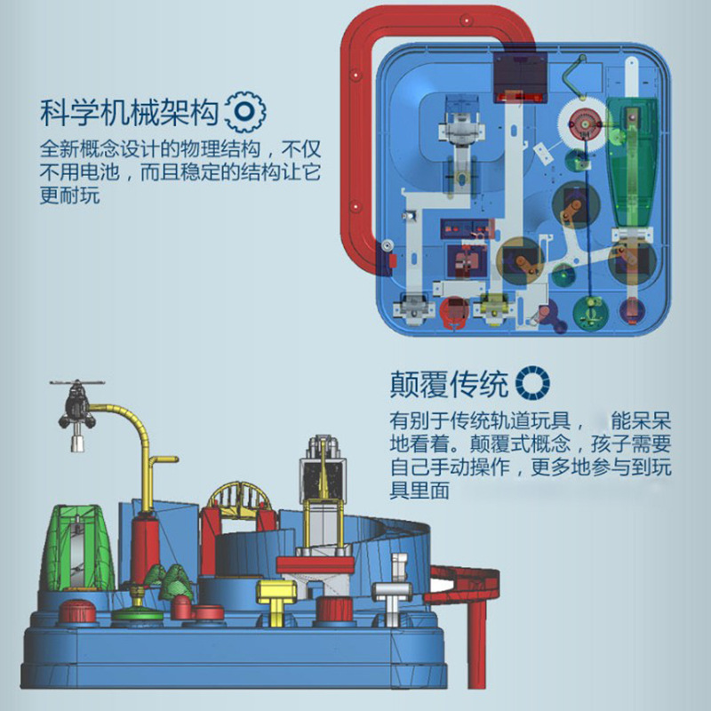 Tosiqi de los niños aventura coche aviones pista estacionamiento consola combinación juguete educativo niño