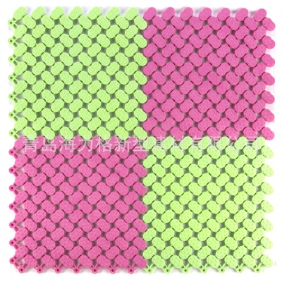 European style style Shower Room Mat non-slip Mat Freedom splicing PVC balcony Shower Room non-slip mat