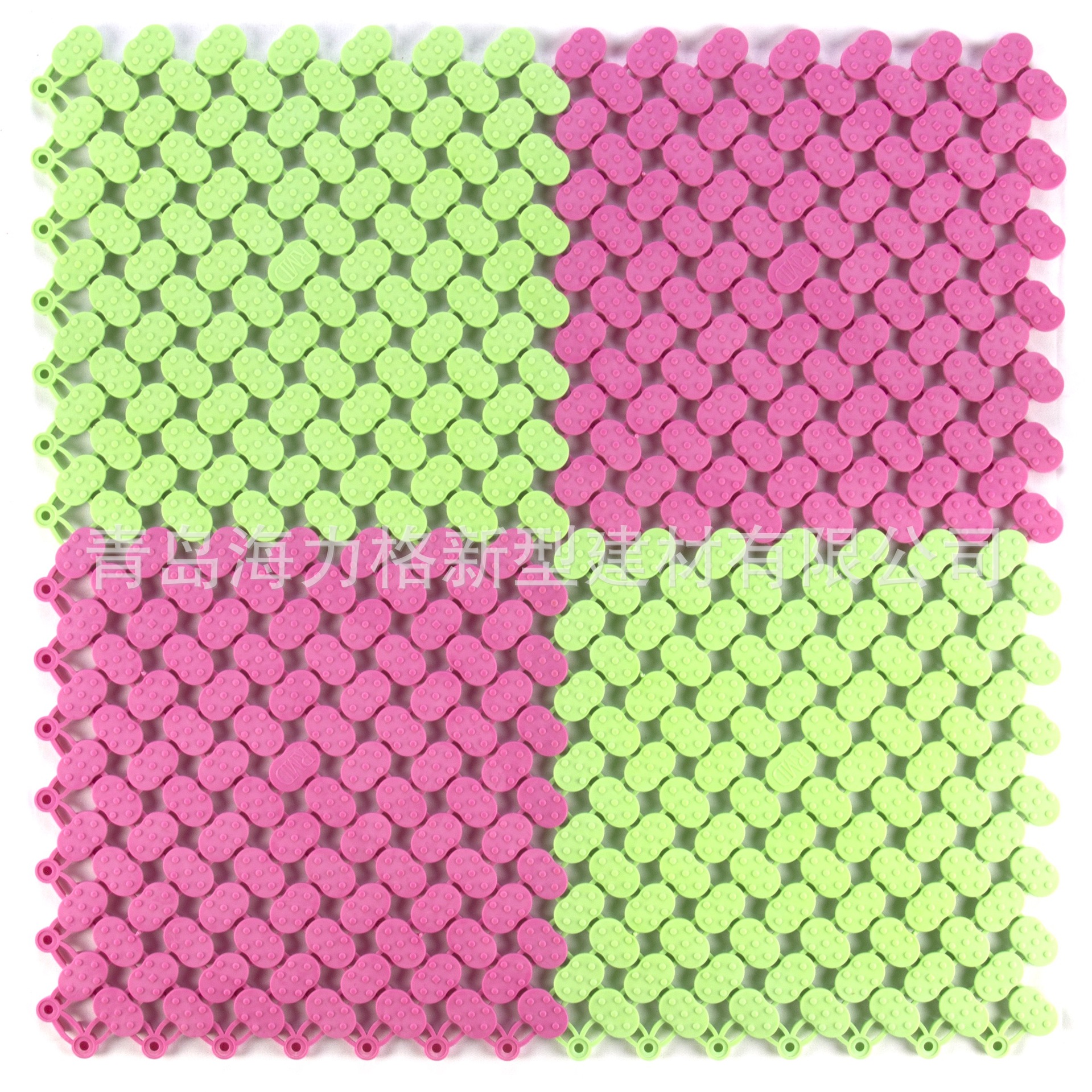European style style Shower Room Mat non-slip Mat Freedom splicing PVC balcony Shower Room non-slip mat