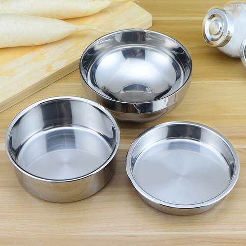 Factory direct sales stainless steel lunch box bowl lid double-layer insulated pot large capacity portable insulated lunch box bucket