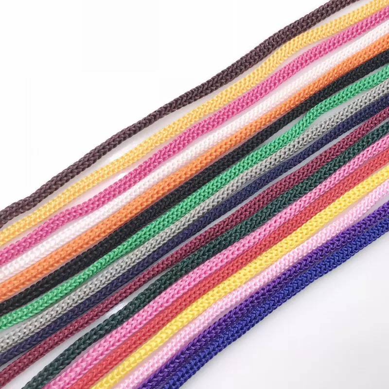 现货供应pp绳丙纶防风绳子3mm4mm黑色白色手提绳抽绳绑绳绑扎