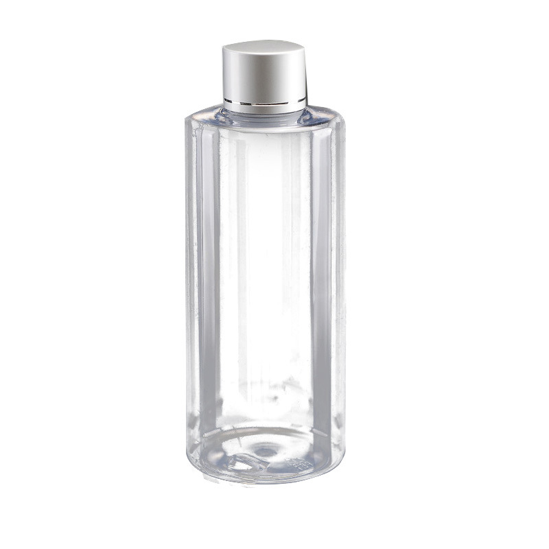 透明圆肩PET 200ML 水剂蝴蝶盖子 乳液塑料瓶 液体化妆品分装瓶
