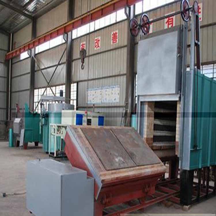 厂家制造非标翻转式台车炉 可倾斜式高锰钢快速淬火炉