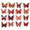 Realistic double-layer magnetic layout with butterfly PVC for kindergarten, pin, decorations, 12cm, 3D