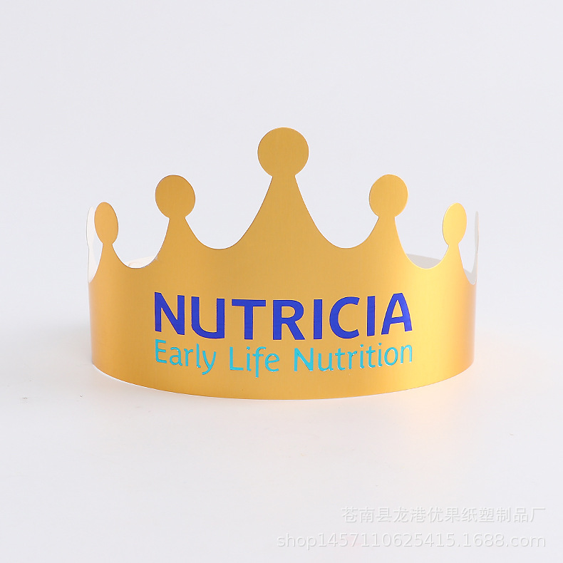 Customized fashion gold shell series birthday party Crown Hat…