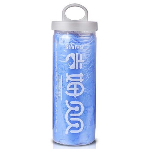 Manufacturer wholesale pet absorbent towel new large size pet towel bucket imitation deerskin absorbent towel