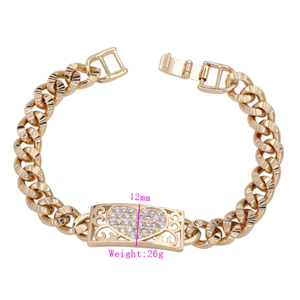 Браслет, платиновый цирконий, Aliexpress, 18 карат, оптовый