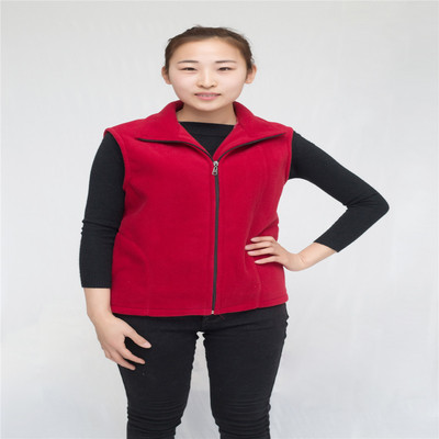 Manufactor goods in stock wholesale Large lady Autumn and winter Fleece Vest coat Vest vest One piece On behalf of logo
