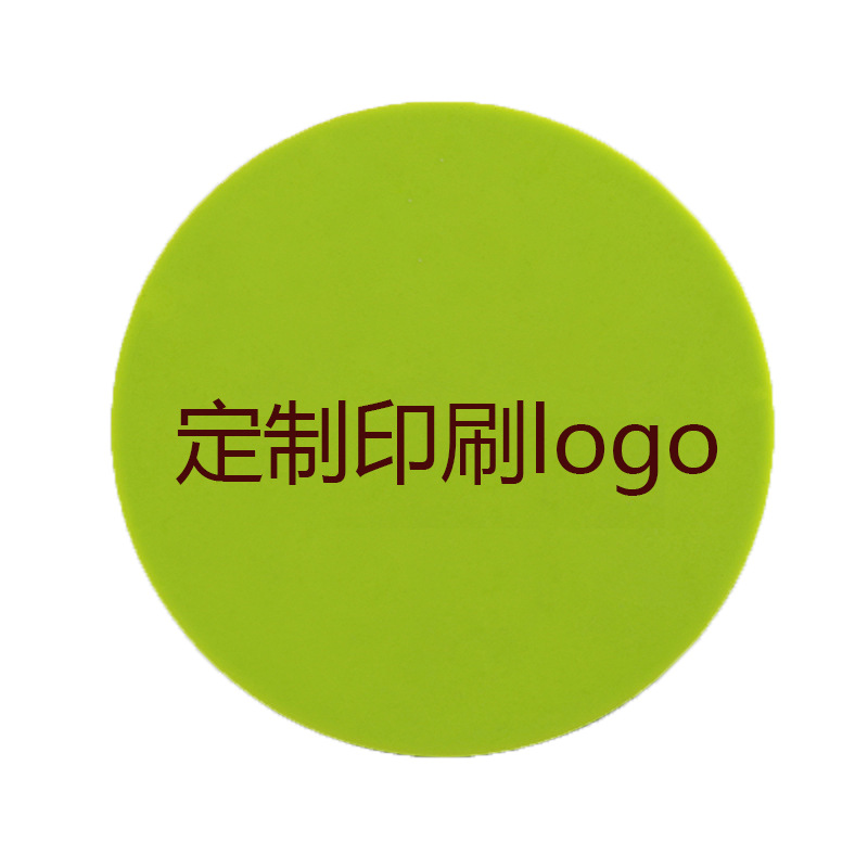 Montaña de silicona 9cm almohadilla de aislamiento redondo de alta temperatura resistente antideslizante Hotel de goma suave posavasos Logotipo de impresión de regalo