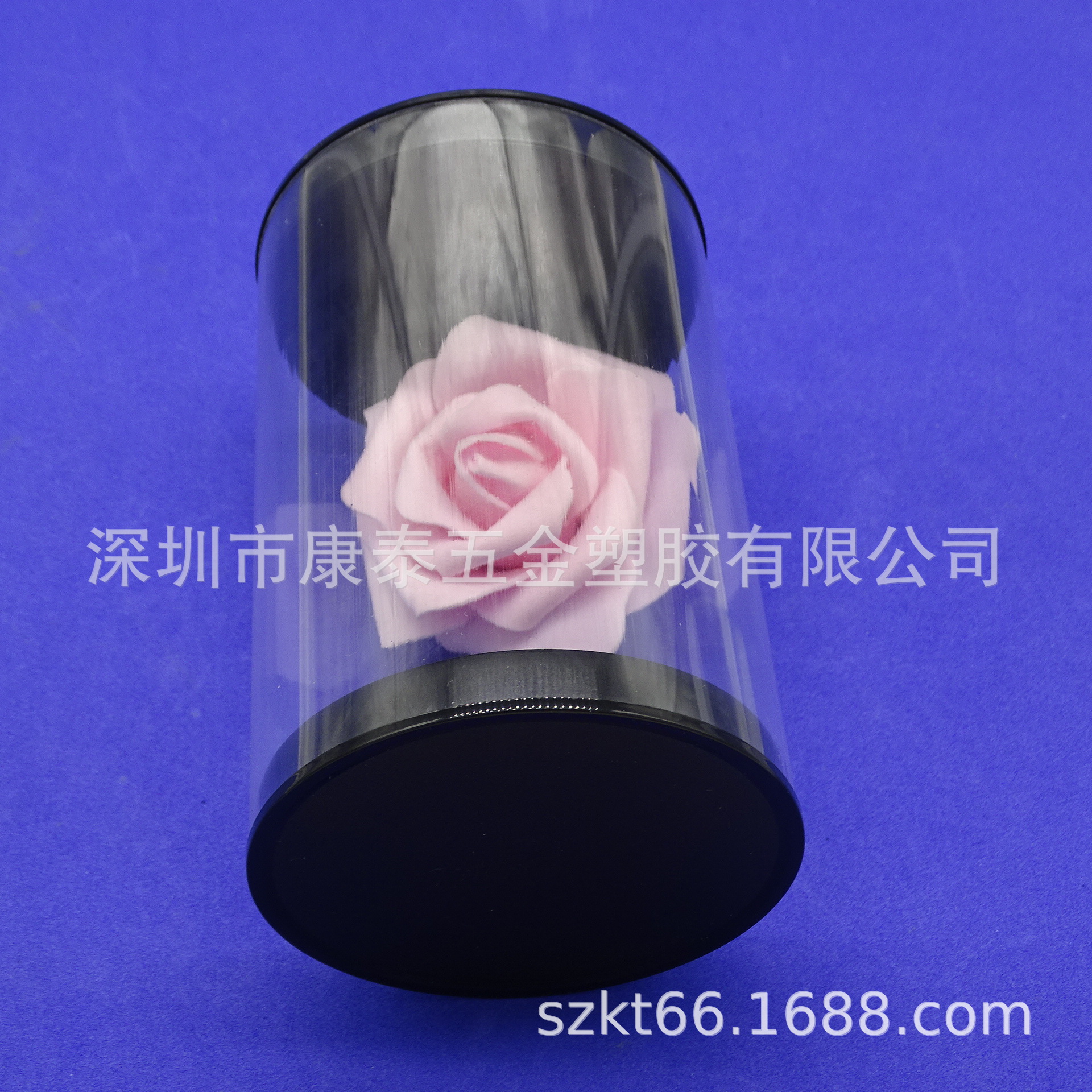 PVC塑料圆筒包装 毛巾袜子包装 PETG透明管 大直径带PP盖圆筒