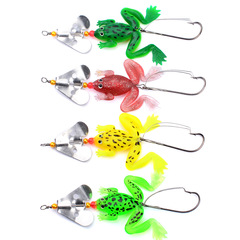 6.2g New Lure Soft Plastic Frog 9cm Jumping Frog for Black Fish, Crucian Carp, Suitable for DW1245 Wholesale
