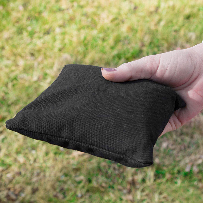 Spot color sólido 10cm cuadrado sacos de arena para niños juego de sacos de arena de entrenamiento sensorial sin relleno bolsa de frijoles mágicos