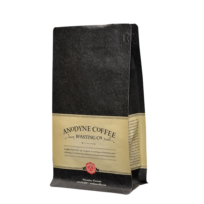 雾面纯铝箔茶叶咖啡豆粉八边封插边站立侧边易撕拉链塑料包装袋子