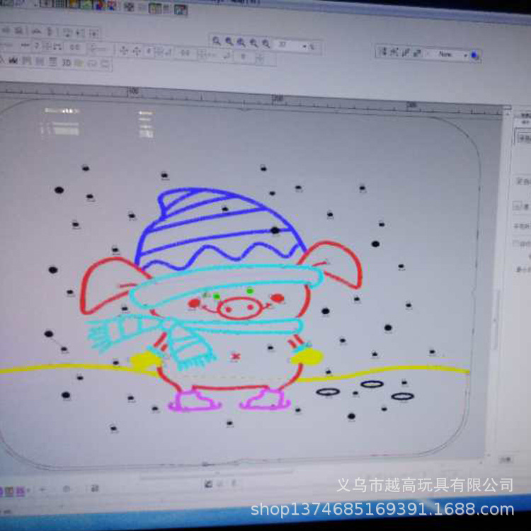 Профессиональный ноутбук, плюшевая игрушка, с вышивкой