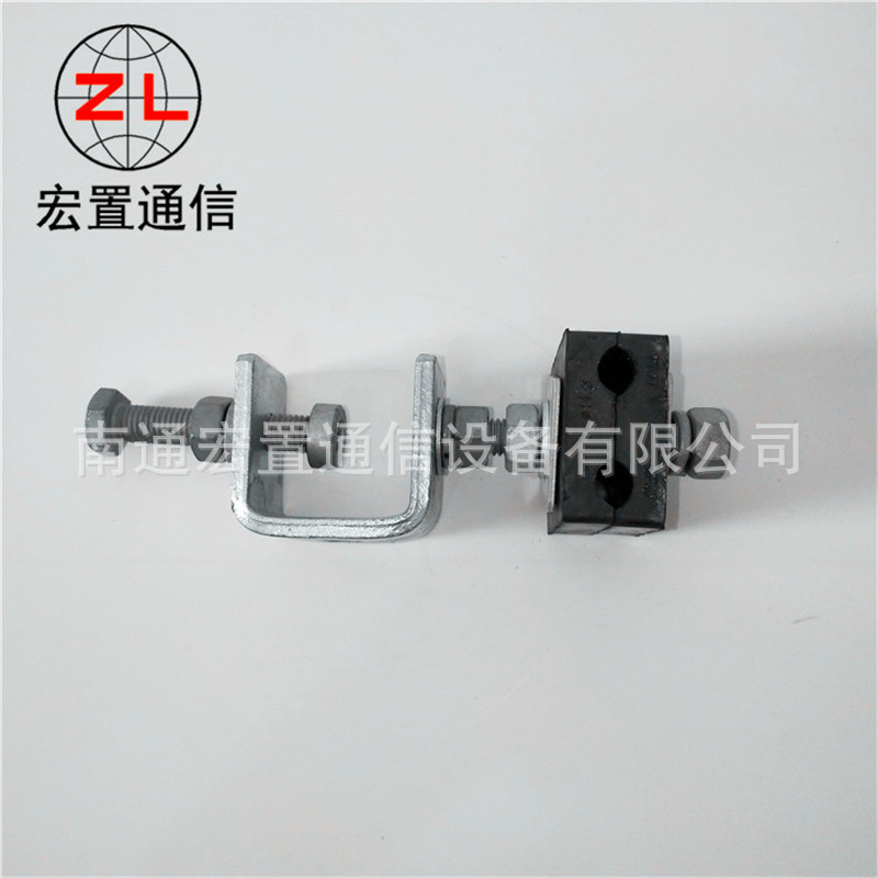 藁城光缆引下线夹使用方法 热镀锌绝缘夹块OPGW引下夹具
