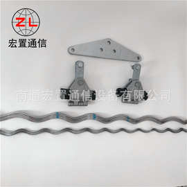 宏置销售双联铝合金悬垂线夹 100米档距OPGW光缆悬垂线夹图片