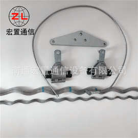 海口单联300米档距悬垂线夹 预绞式铝合金悬垂串线夹图片