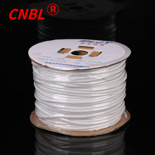 厂家直销奔龙φ1.5/0.5齿形 线号管 PVC白色印字号码管梅花管批发