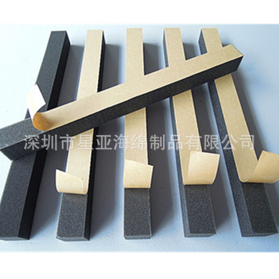 高粘黑色EVA泡棉单面胶 可双面粘贴,有强粘性能力,粘性强贴复性好