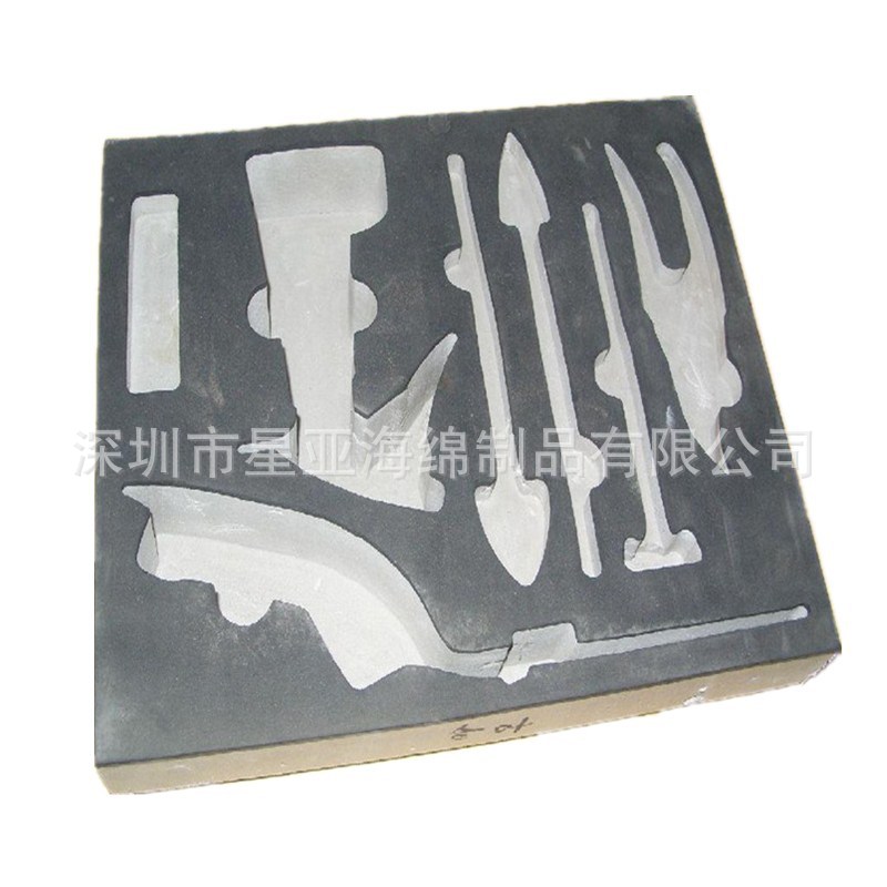 供应模型坦克防震内衬 高脚杯植绒防震内托 电子产品高弹减震EVA