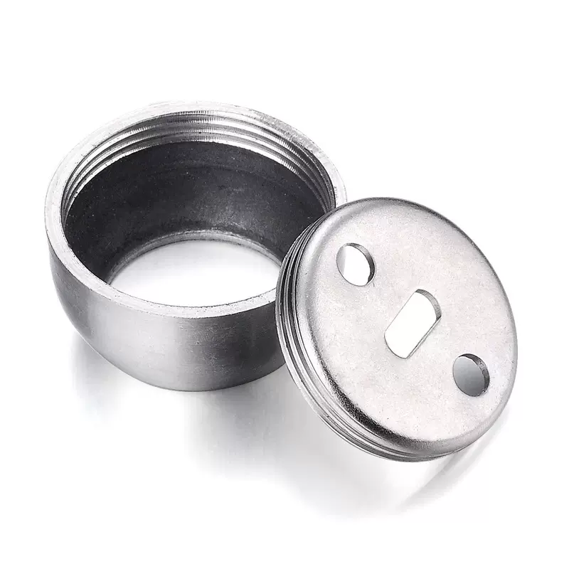 不锈钢法兰座25mm加厚挂衣杆衣托 不锈钢法兰管件 管帽不锈钢法兰