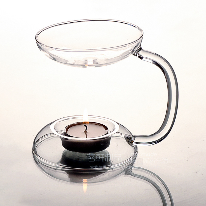 MXMADE y viento candelabro de lámpara de aroma europeo candelabro de vidrio resistente al calor