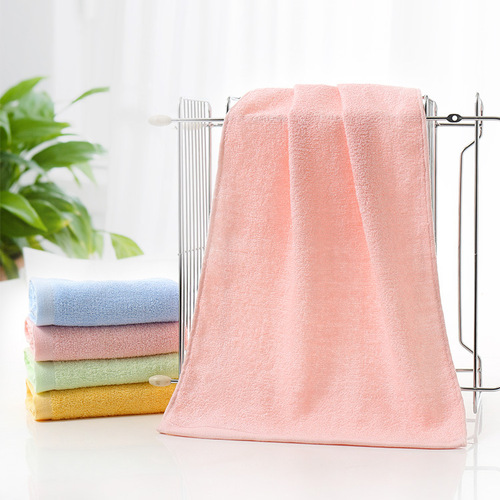 Simple bamboo fiber face towel, super soft and absorbent, household facial cleansing towel, gift labor protection towel, Gaoyang wholesale