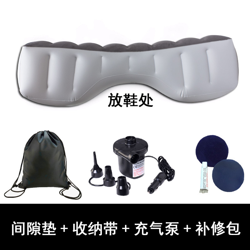 Colchón inflable del coche SUV fila trasera universal gap pad auto-conducción Vehículo de viaje a media cama asiento de la fila trasera del coche inflable