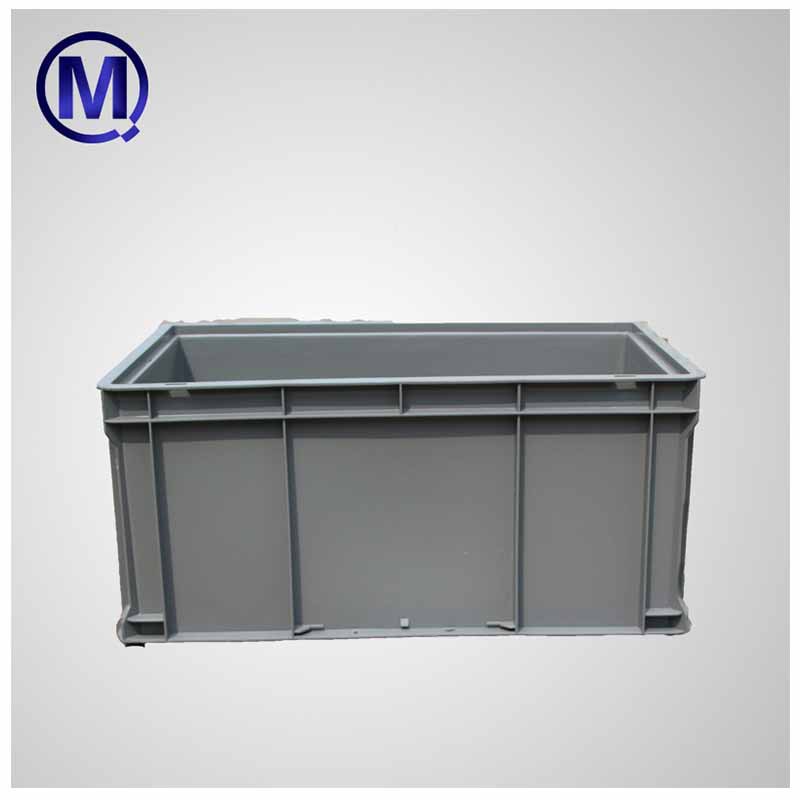 批发周转箱汽配物流箱EU收纳 600*400*280mm 平底防静电塑料胶框