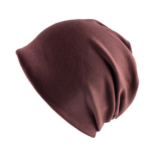 Cross-border unisex men's and women's solid color cotton beanie FS unisex cycling windproof warm hat postpartum hat wholesale
