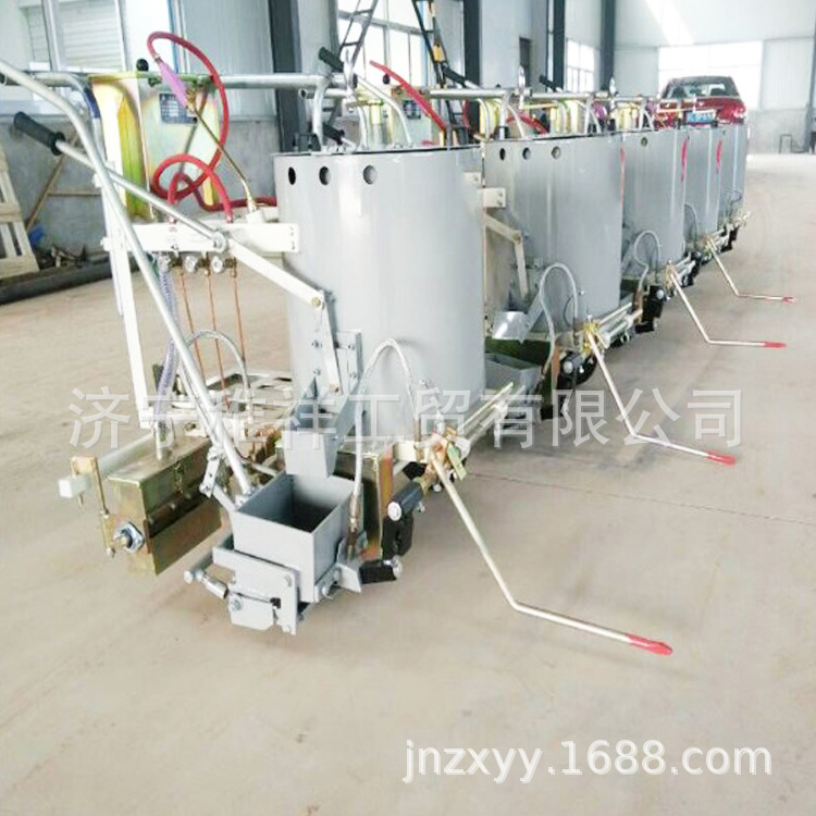 手推式热熔划线机定金 自带热熔釜划线机 手推式热熔标线机