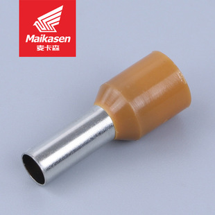 European-style Terminal E Series Multi-color optional copper cold-pressed needle-shaped pre-insulated tube terminal