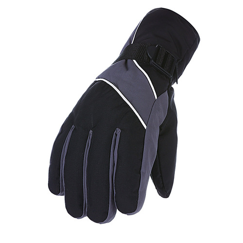 Outdoor warm gloves, winter cycling sports ski gloves, windproof and waterproof color matching new motorcycle gloves