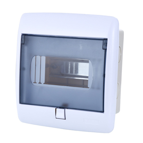 Factory direct sale 4-position fully plastic concealed 5-position lighting box, ABS material semi-transparent distribution box, circuit breaker box