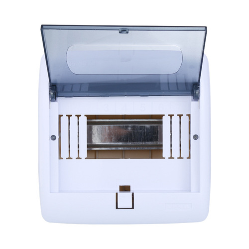 Factory direct sale 4-position fully plastic concealed 5-position lighting box, ABS material semi-transparent distribution box, circuit breaker box