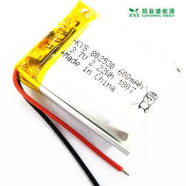 802530 102530 3.7V 600mAh 852530 102535净水器加湿器锂电池